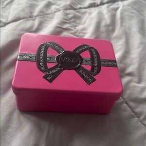 Viktor & Rolf Pink Tin Box with Black Ribbon